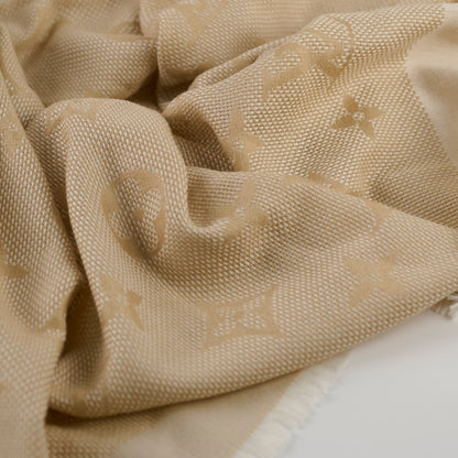 Louis Vuitton Beige Scarf Wool/Silk 135 x 135cm - photo 8