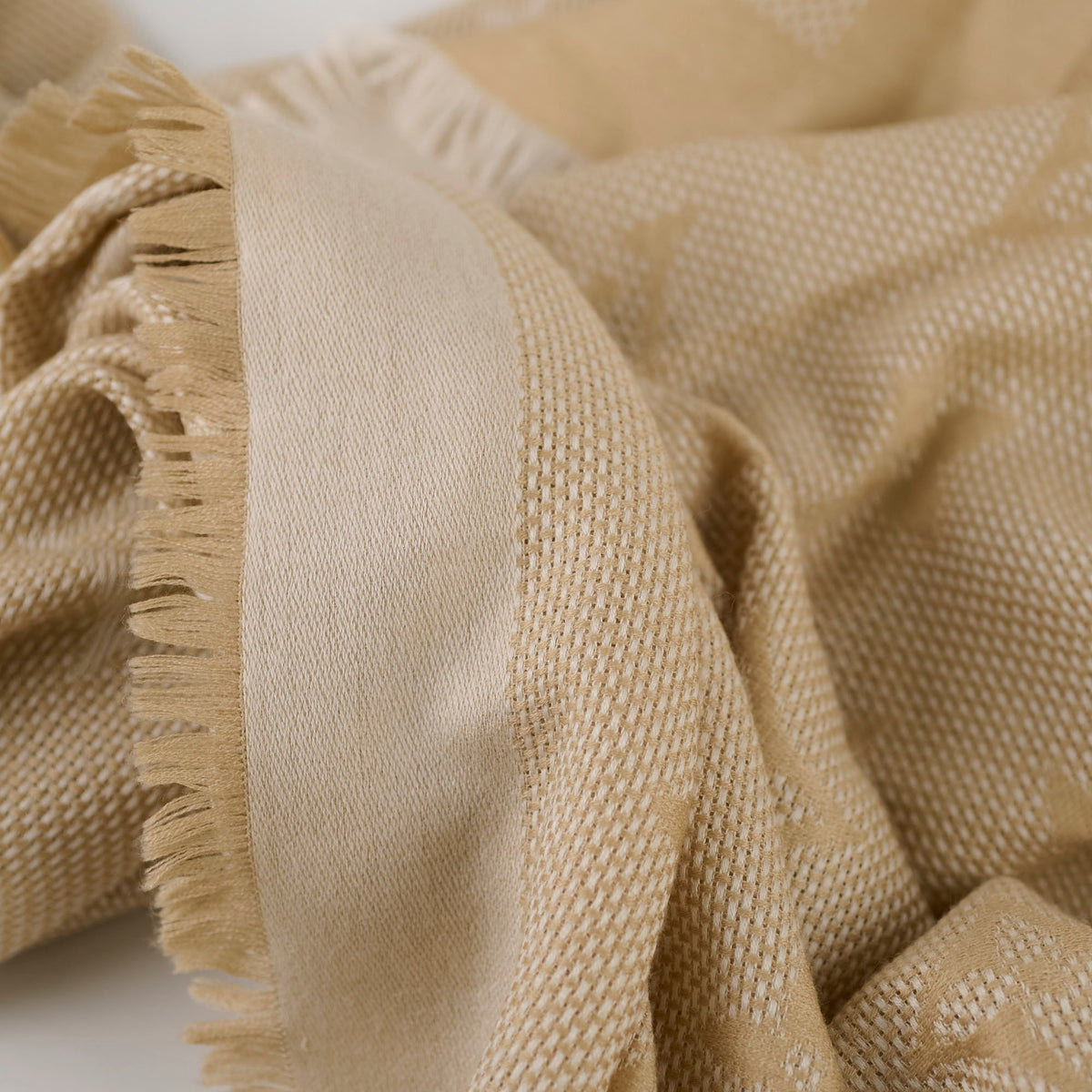 Louis Vuitton Beige Scarf Wool/Silk 135 x 135cm - photo 6