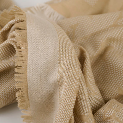 Louis Vuitton Beige Scarf Wool/Silk 135 x 135cm - photo 6