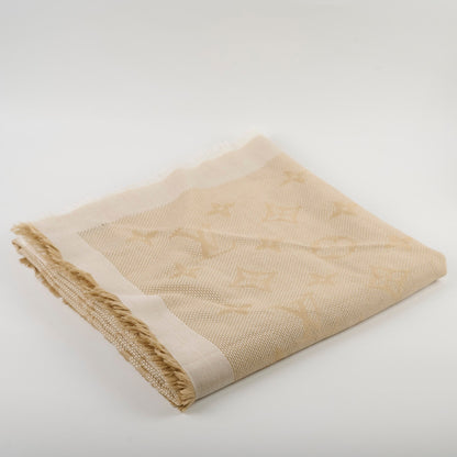 Louis Vuitton Beige Scarf Wool/Silk 135 x 135cm - photo 2