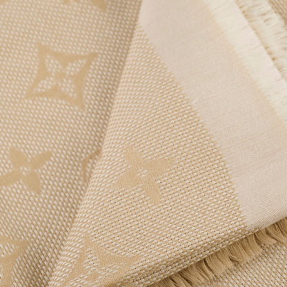 Louis Vuitton Beige Scarf Wool/Silk 135 x 135cm - photo 5
