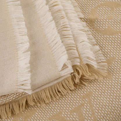 Louis Vuitton Beige Scarf Wool/Silk 135 x 135cm - photo 3