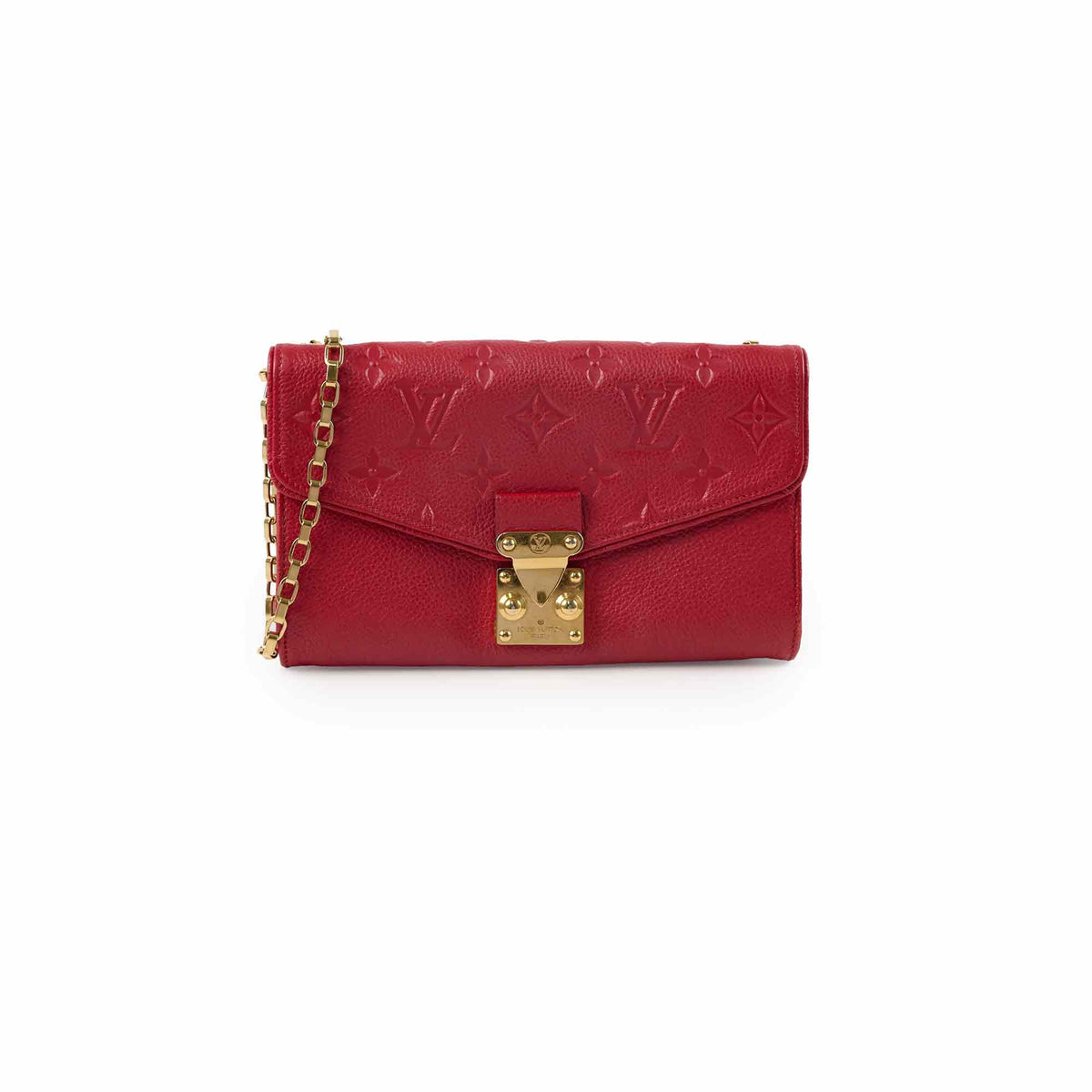 Louis Vuitton Wallet On Chain Red Empreinte - photo 1