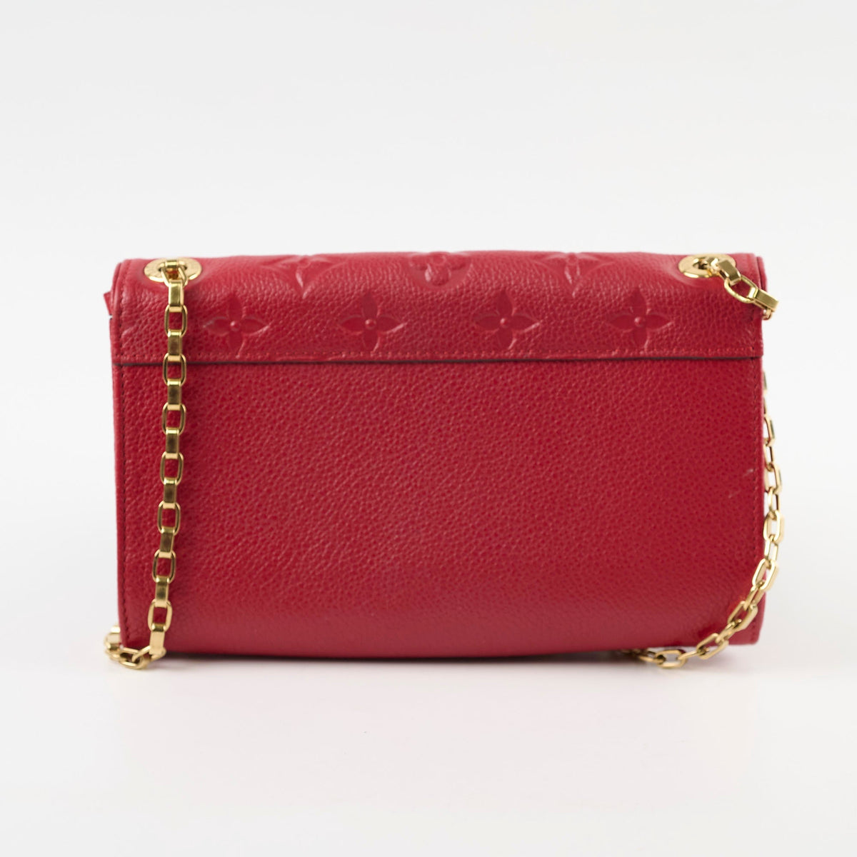 Louis Vuitton Wallet On Chain Red Empreinte - photo 2