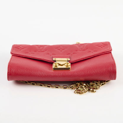Louis Vuitton Wallet On Chain Red Empreinte - photo 4