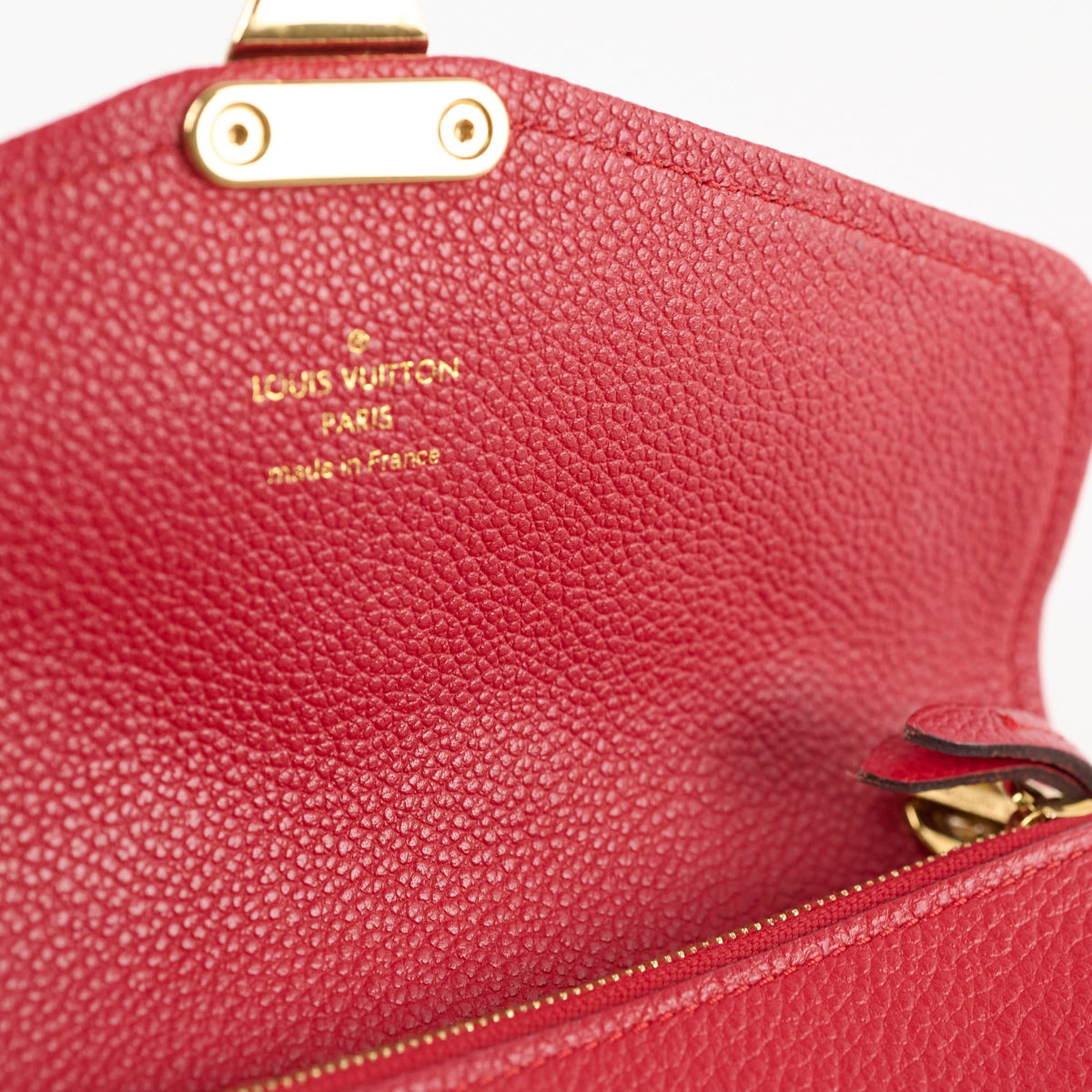 Louis Vuitton Wallet On Chain Red Empreinte - photo 10