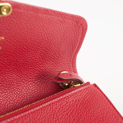 Louis Vuitton Wallet On Chain Red Empreinte - photo 9
