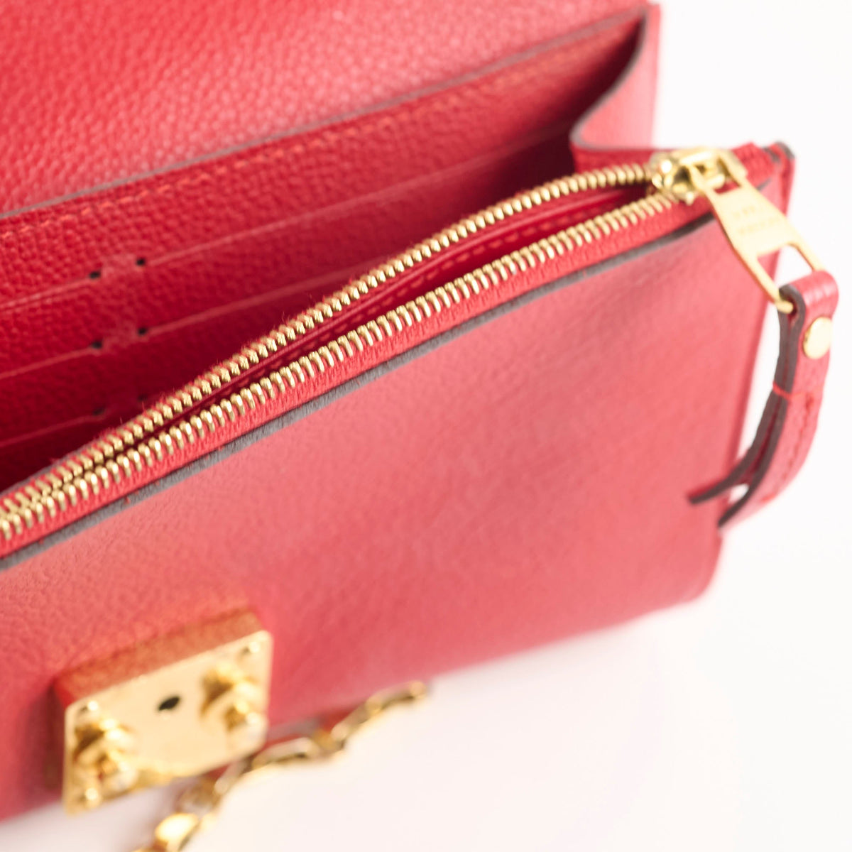 Louis Vuitton Wallet On Chain Red Empreinte - photo 7