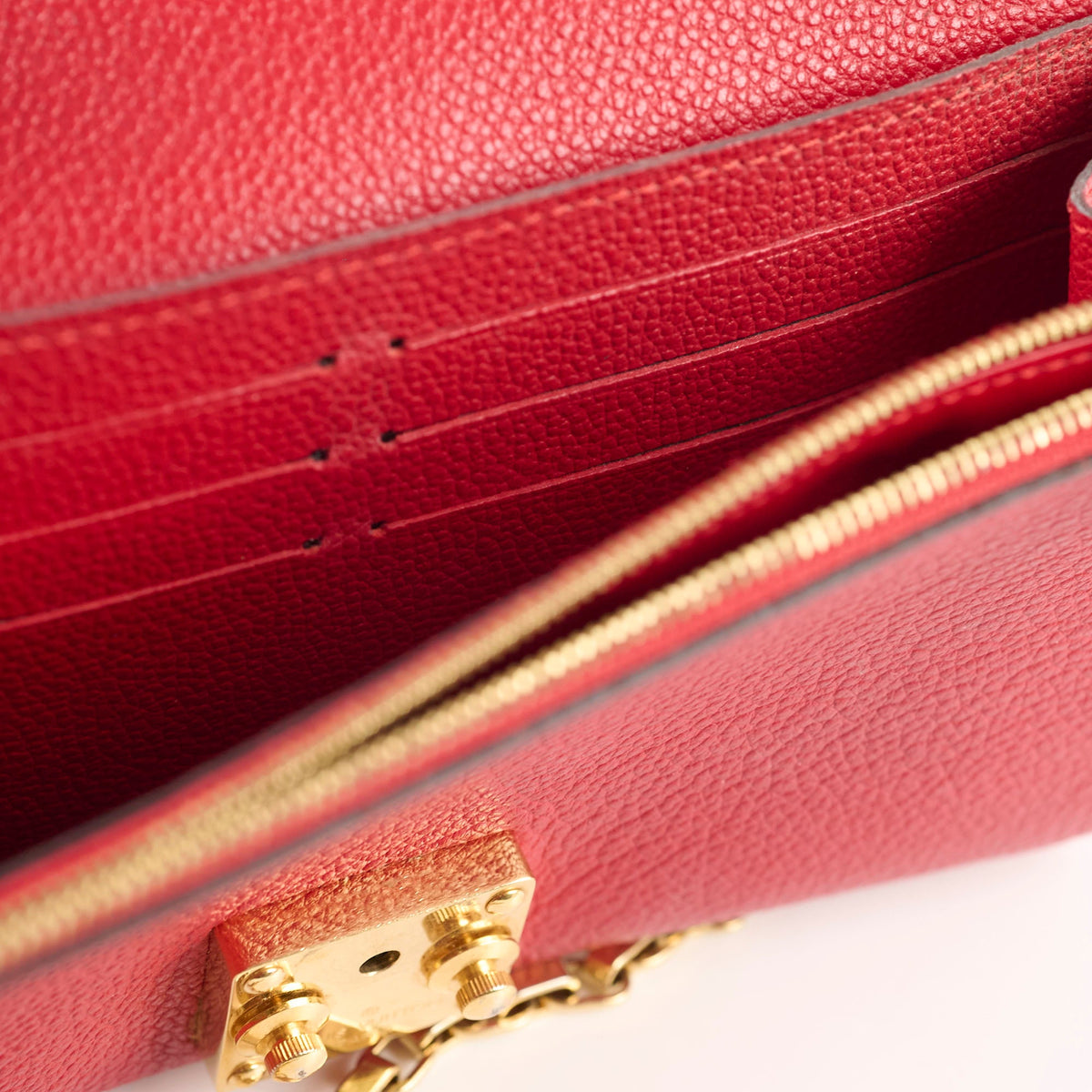 Louis Vuitton Wallet On Chain Red Empreinte - photo 6