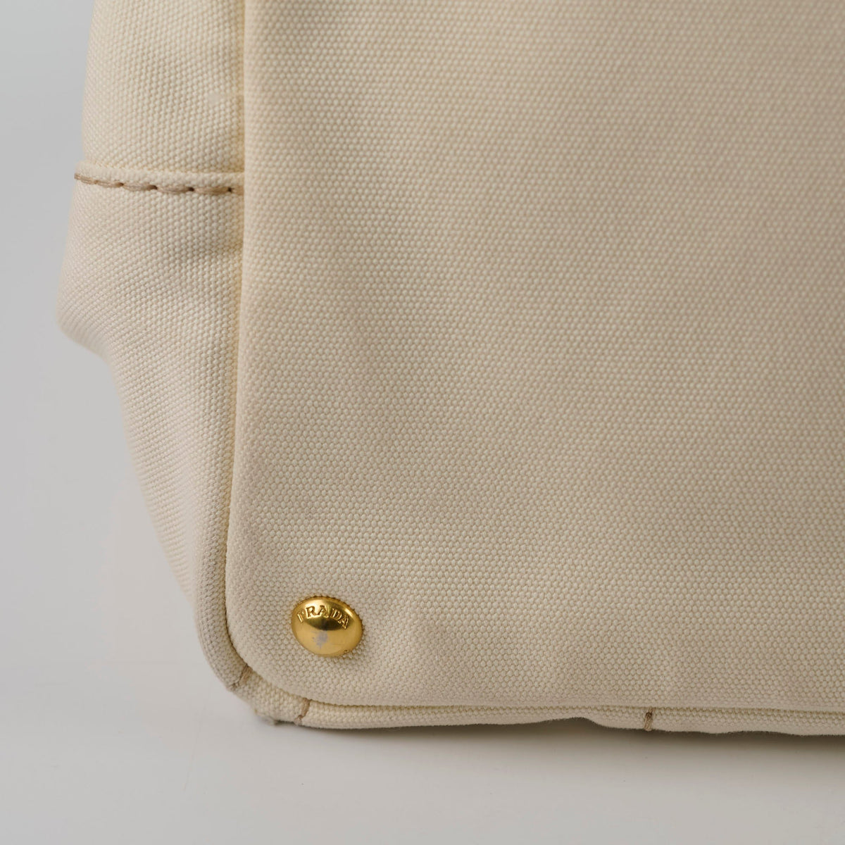 Prada White Canapa Medium Bag - photo 15