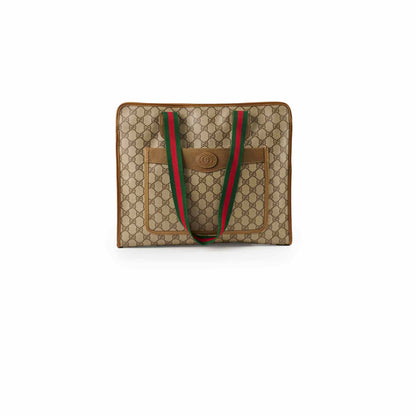 Gucci GG Surpreme Sherry Line Tote Brown - photo 1