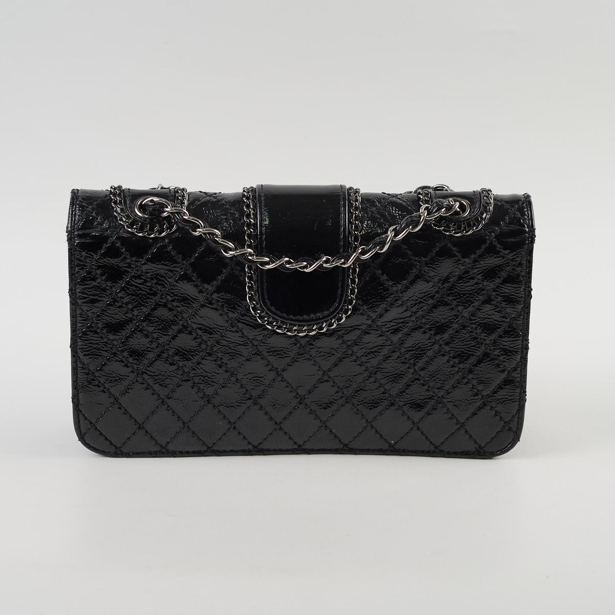 Chanel Madison Patent Shoulder Bag Black - photo 2