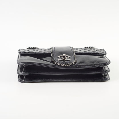 Chanel Madison Patent Shoulder Bag Black - photo 4