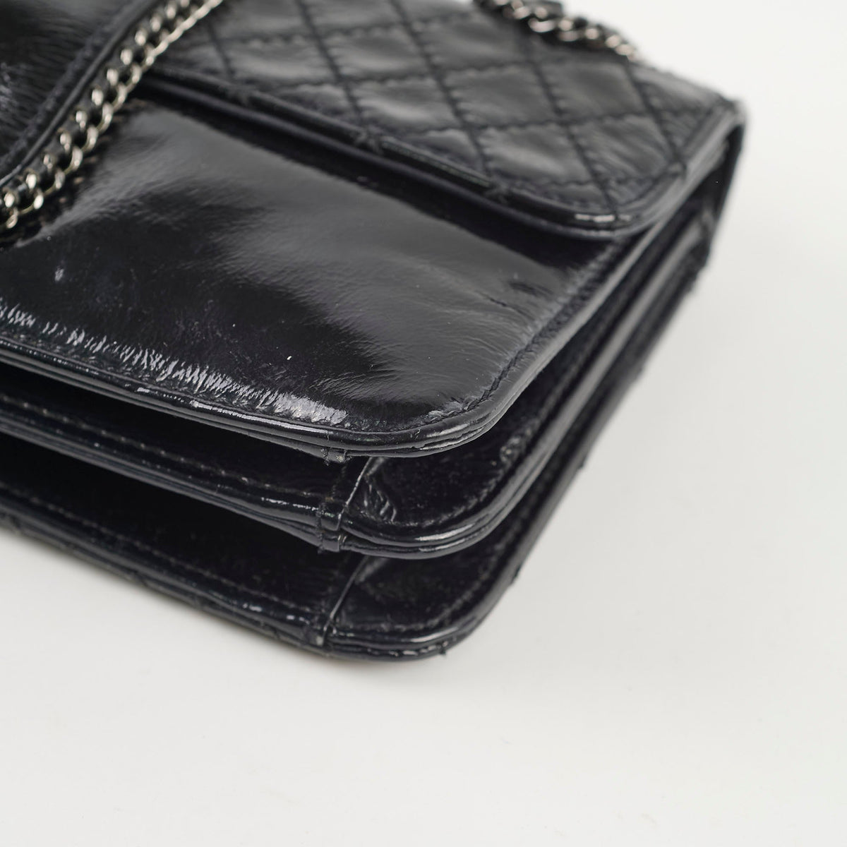 Chanel Madison Patent Shoulder Bag Black - photo 15