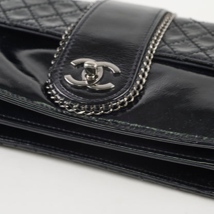 Chanel Madison Patent Shoulder Bag Black - photo 14