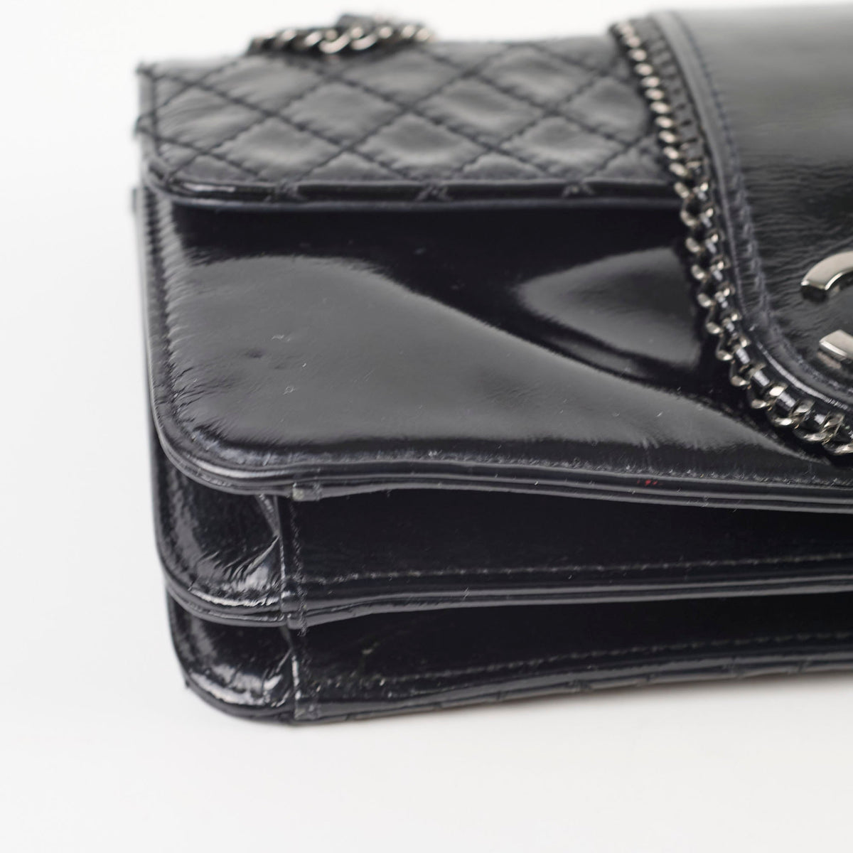 Chanel Madison Patent Shoulder Bag Black - photo 13