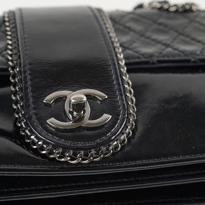 Chanel Madison Patent Shoulder Bag Black - photo 16