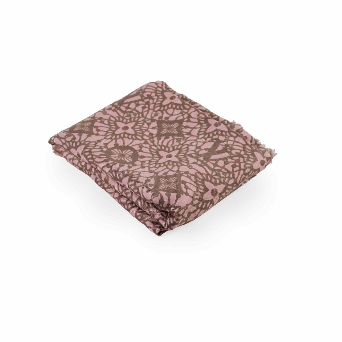 Louis Vuitton Silk Wool Scarf Light Pink - photo 1
