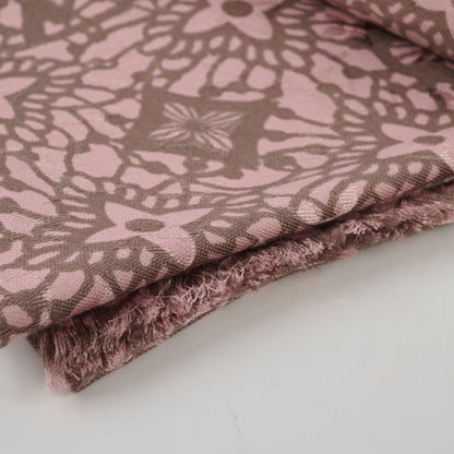 Louis Vuitton Silk Wool Scarf Light Pink - photo 13