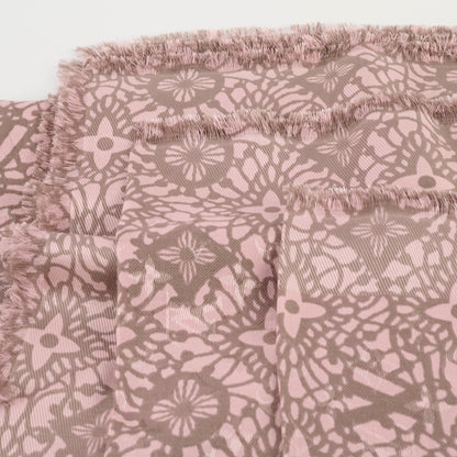 Louis Vuitton Silk Wool Scarf Light Pink - photo 6