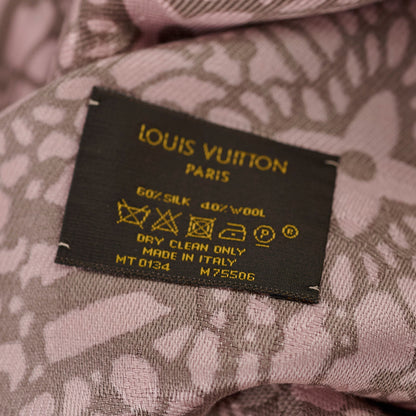Louis Vuitton Silk Wool Scarf Light Pink - photo 4