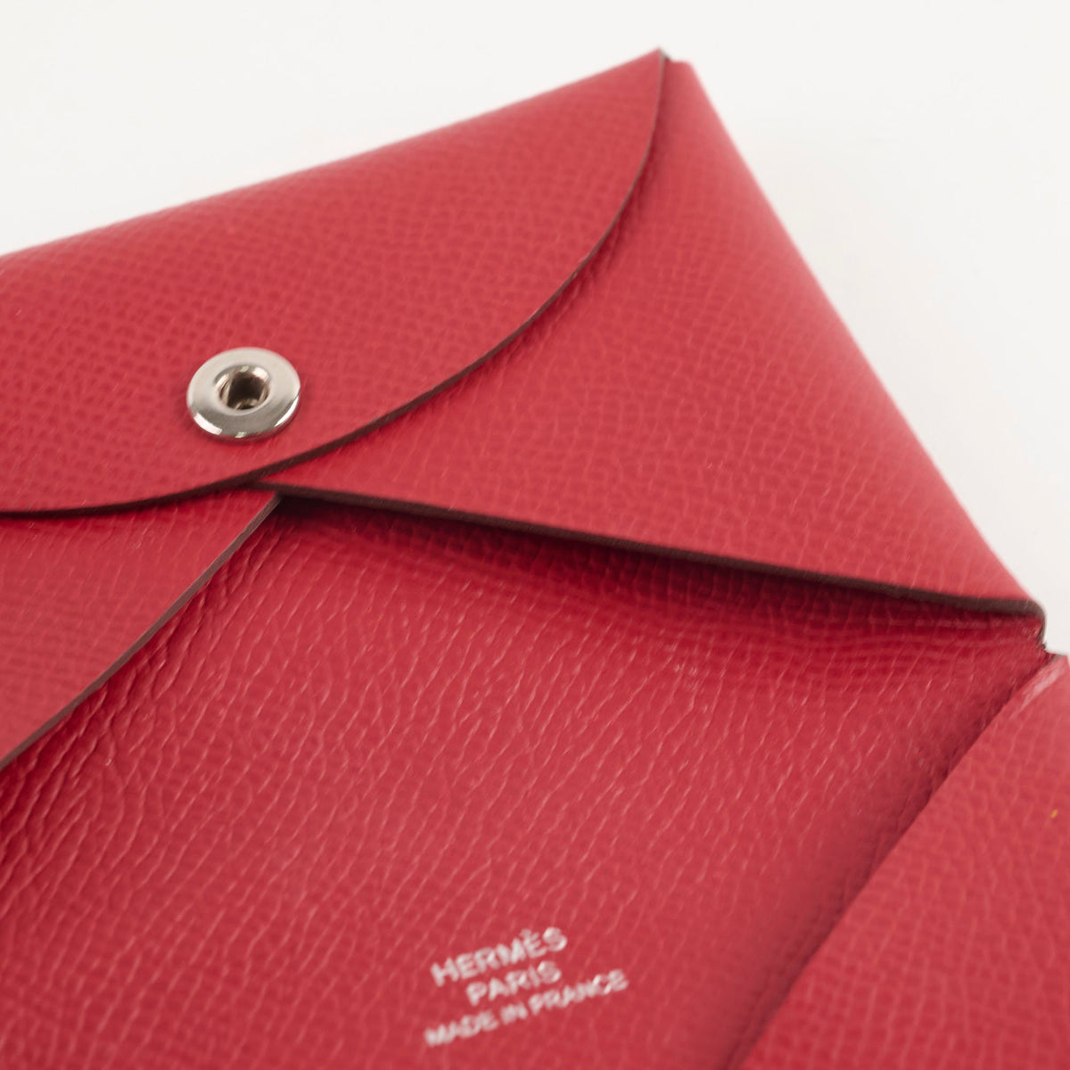 Hermes Calvi Cardholder Epsom Rouge Garance - photo 5