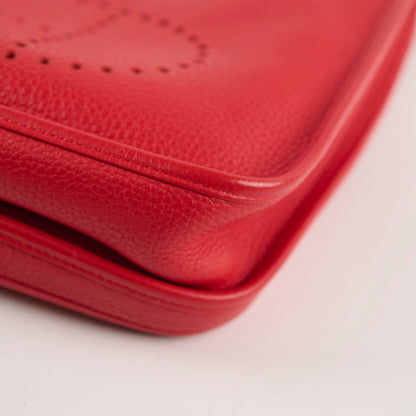Hermes Evelyne 29 Clemence Red Stamp A (2017) - photo 12