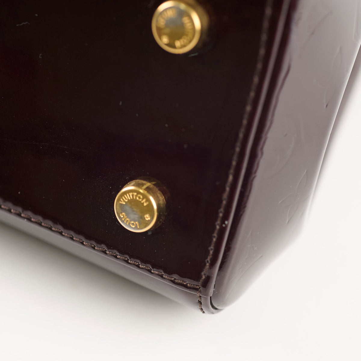 Louis Vuitton Brea MM Bag Monogram Vernis Amarante - photo 14