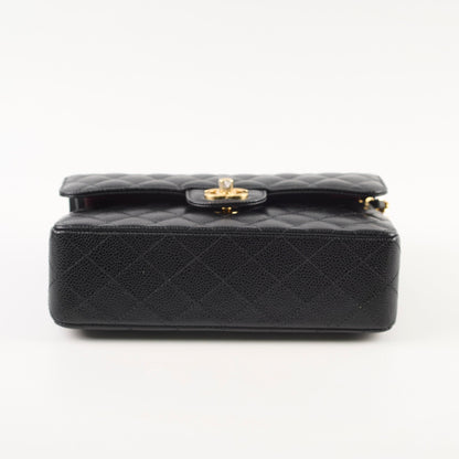 Chanel Caviar Small Classic Flap GHW Microchip - photo 4