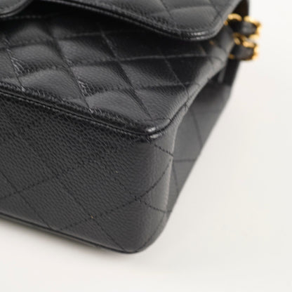 Chanel Caviar Small Classic Flap GHW Microchip - photo 14