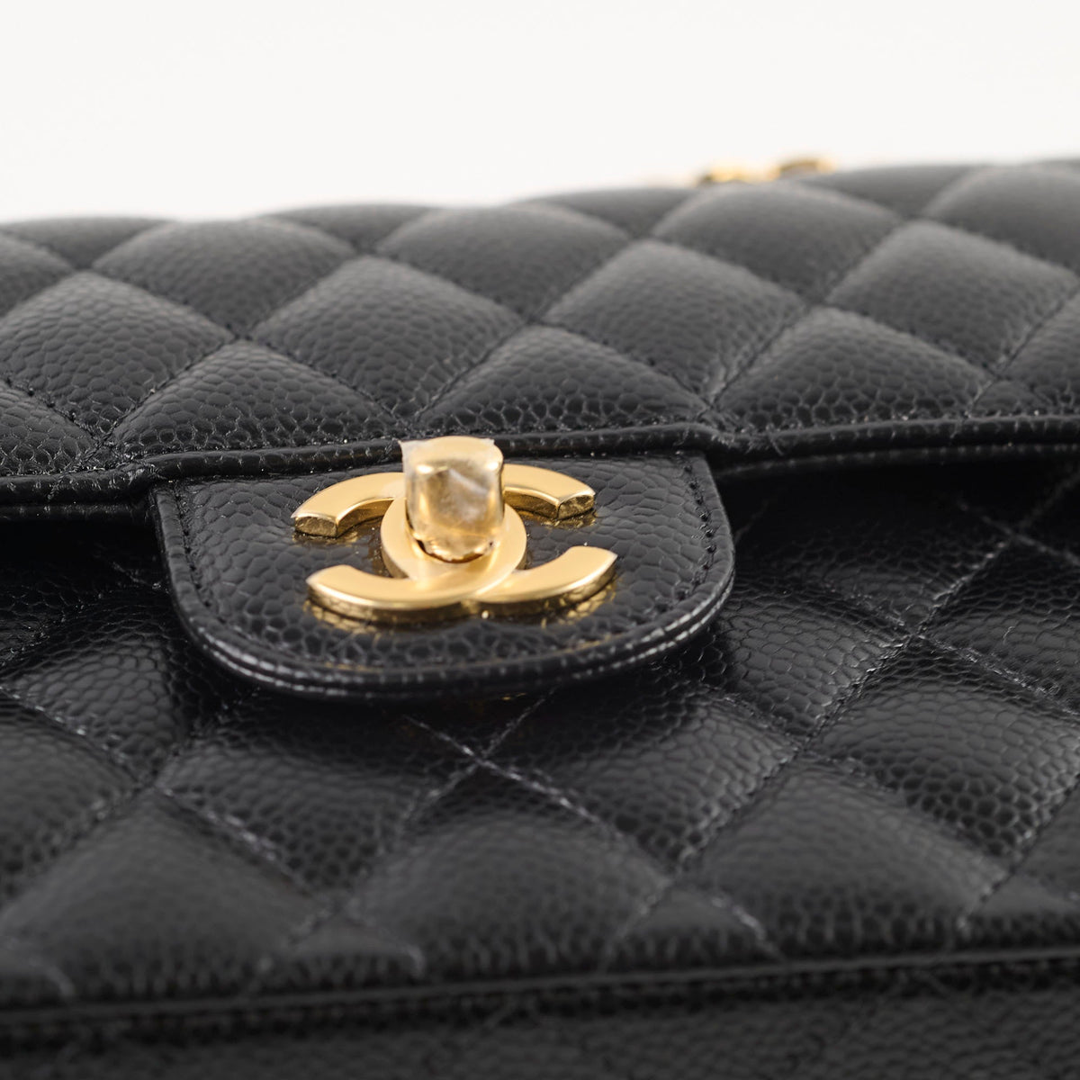 Chanel Caviar Small Classic Flap GHW Microchip - photo 16