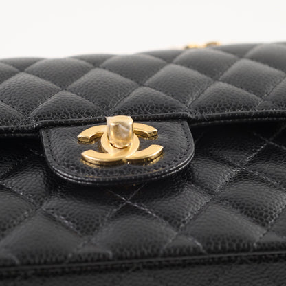 Chanel Caviar Small Classic Flap GHW Microchip - photo 16