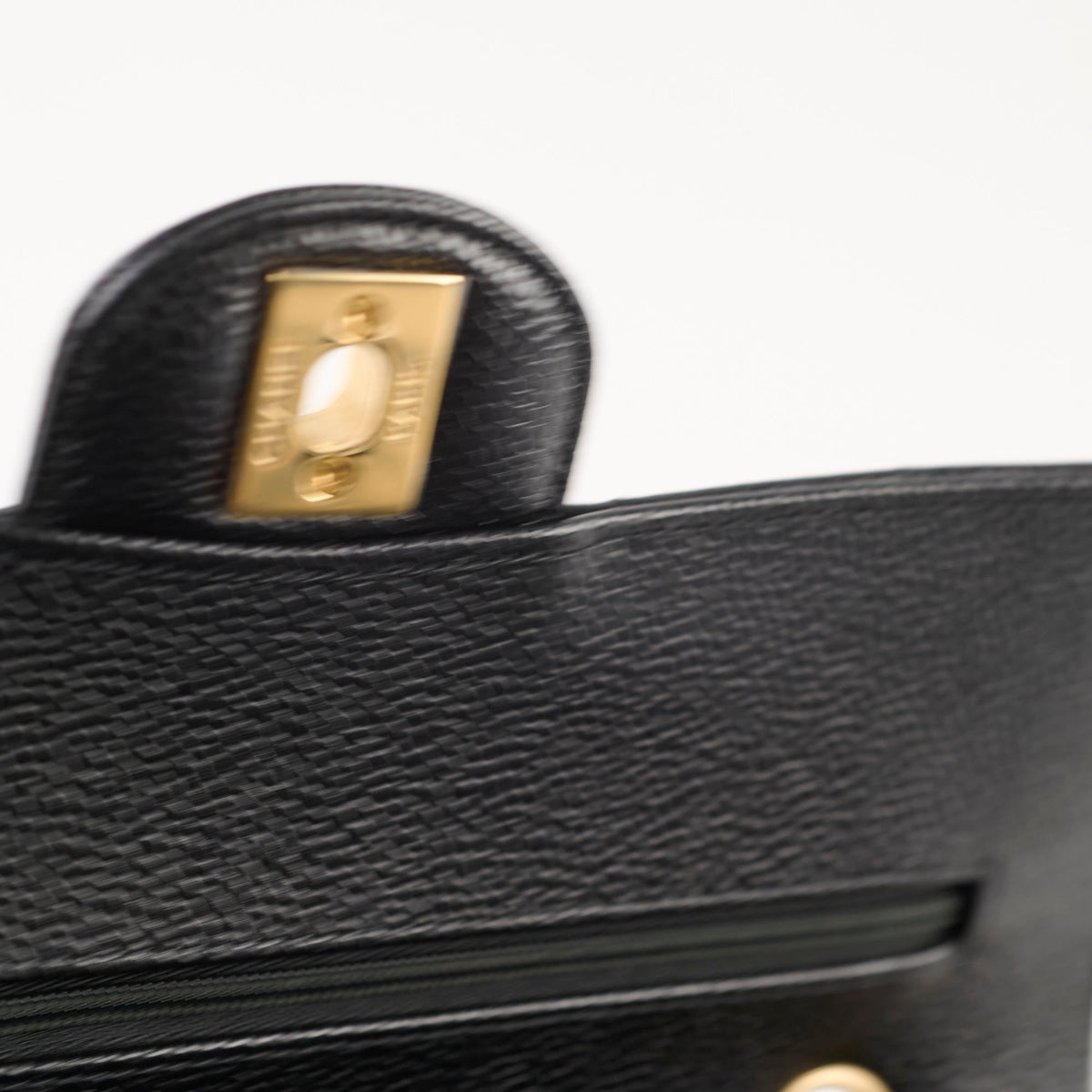 Chanel Caviar Small Classic Flap GHW Microchip - photo 11