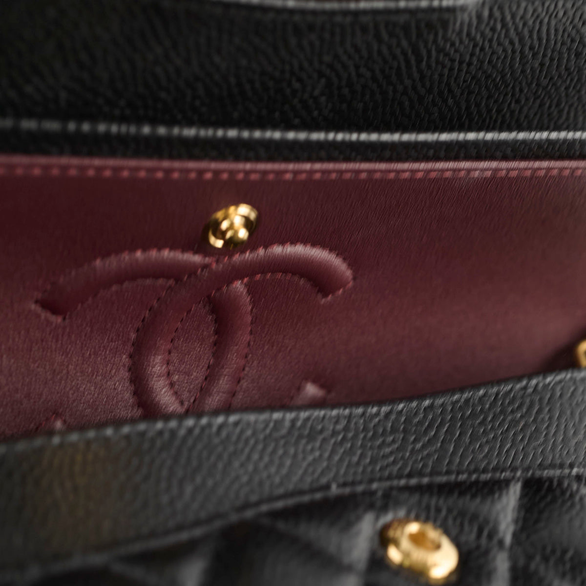 Chanel Caviar Small Classic Flap GHW Microchip - photo 7