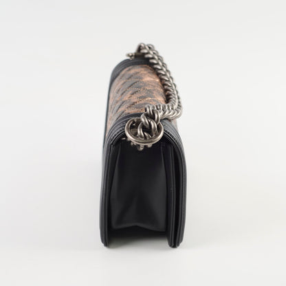 Chanel Boy Small Lambskin Black/Bronze Metallic - photo 3
