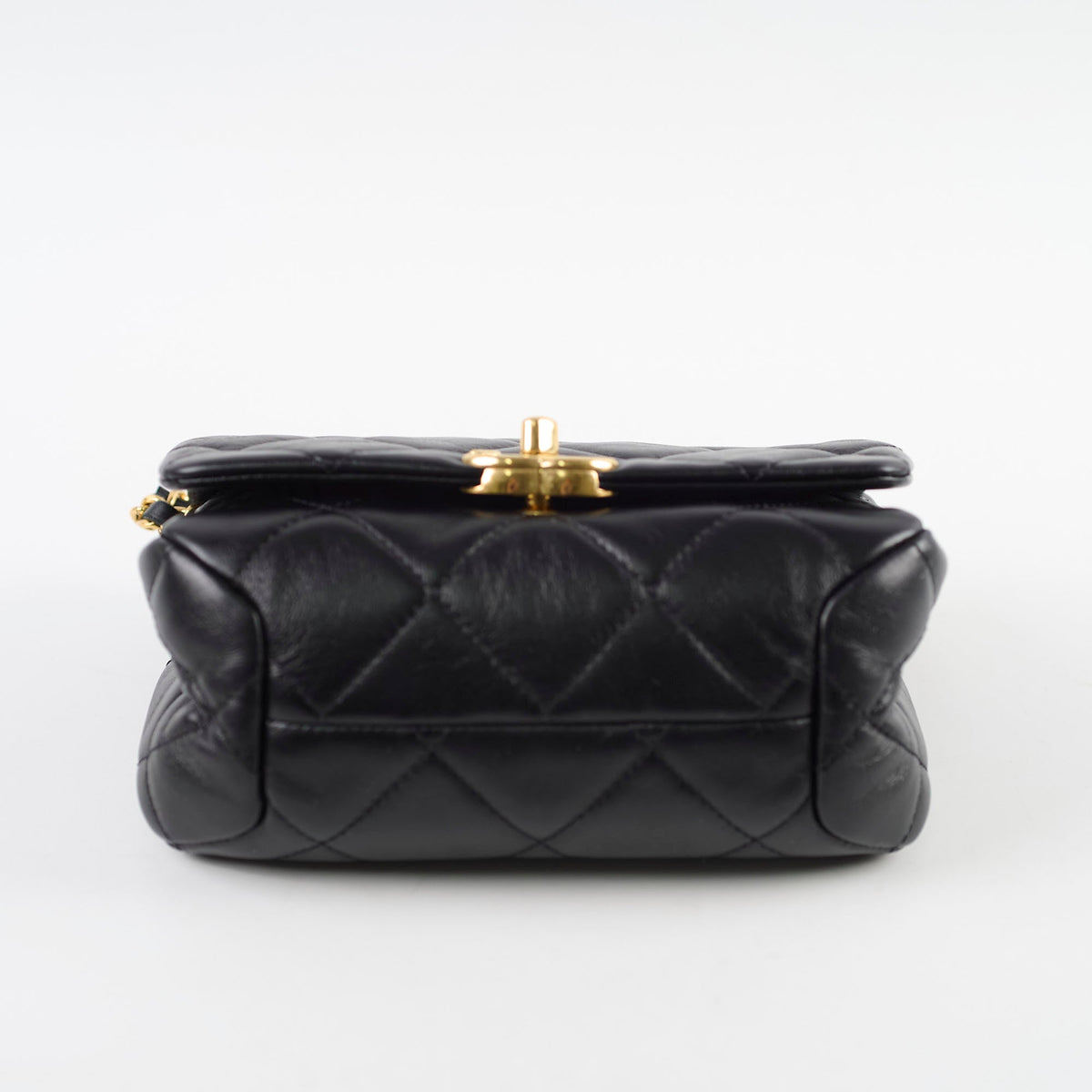 Chanel Mini Flap Bag with Top Handle Black 22A Microchipped - photo 4