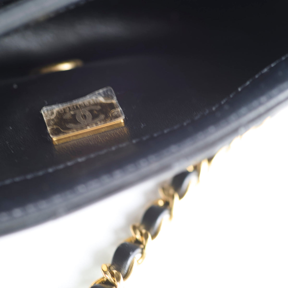 Chanel Mini Flap Bag with Top Handle Black 22A Microchipped - photo 6
