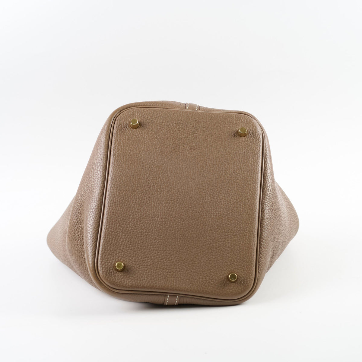 Hermes Picotin 22 Clemence Etoupe C Stamp - photo 4