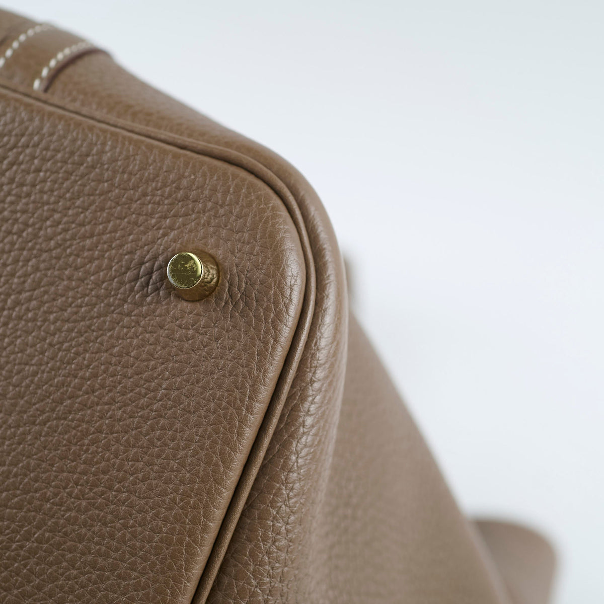 Hermes Picotin 22 Clemence Etoupe C Stamp - photo 9