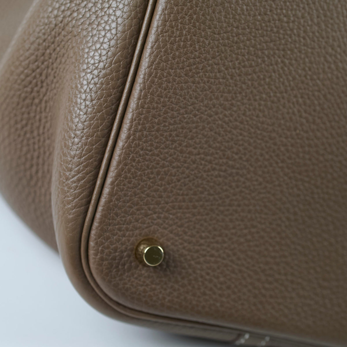 Hermes Picotin 22 Clemence Etoupe C Stamp - photo 6
