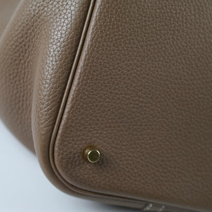 Hermes Picotin 22 Clemence Etoupe C Stamp - photo 6