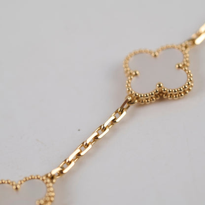 Van Cleef & Arpels Vintage Alhambra 5 Motifs Bracelet White MOP 2025 June - photo 5
