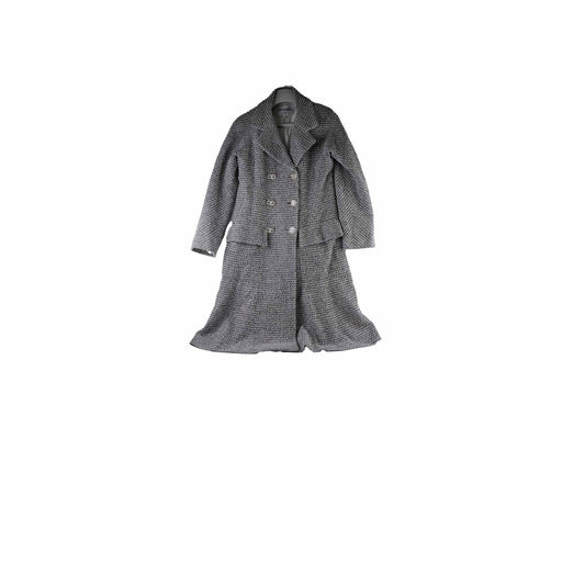 Chanel Tweed Long Jacket Grey Size 38 - photo 1