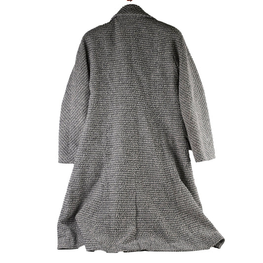 Chanel Tweed Long Jacket Grey Size 38 - photo 2