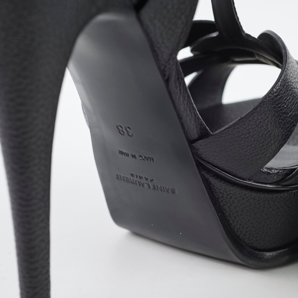 Saint Laurent Tribute Heels Black Size 38 - photo 8