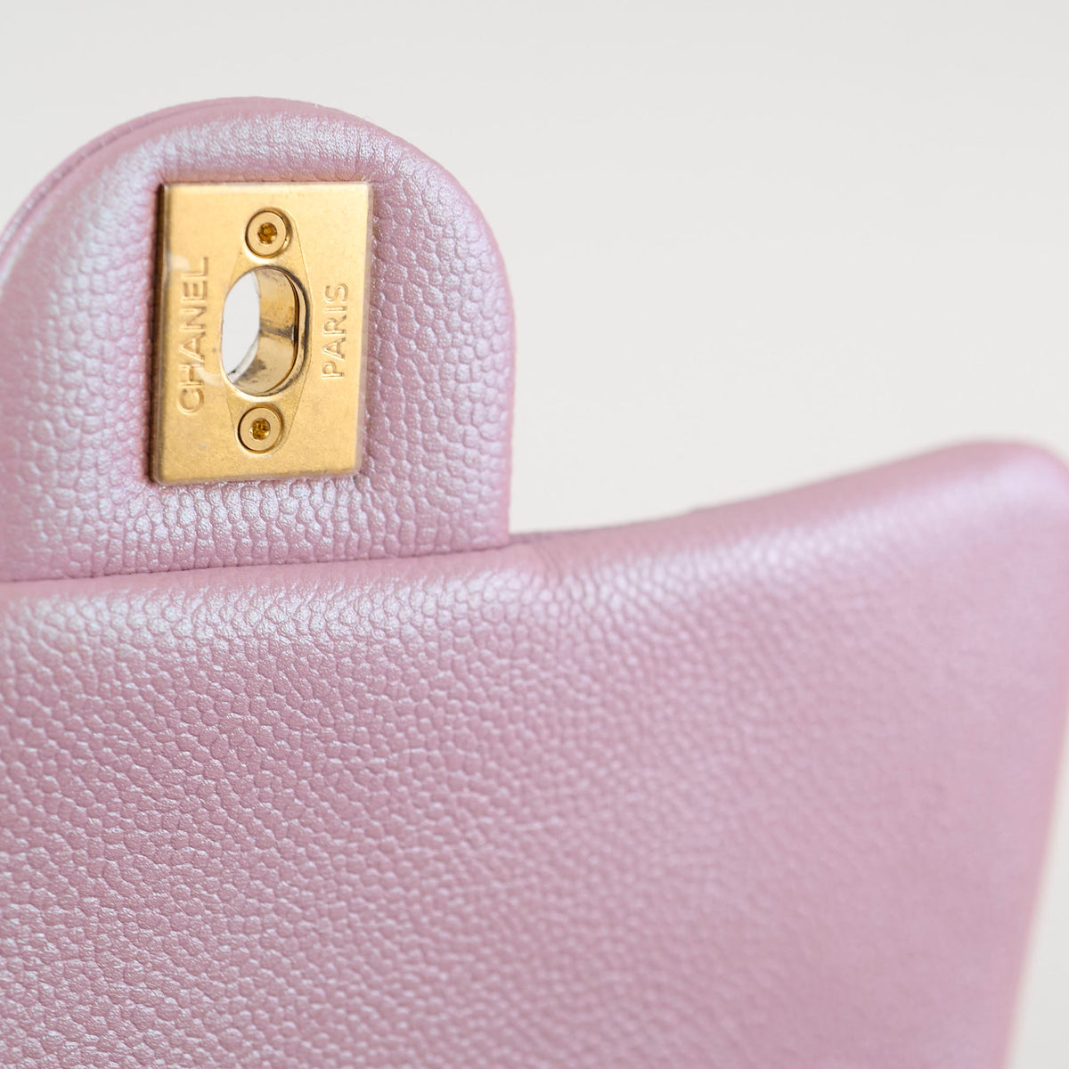 Chanel Caviar My Perfect Square Mini Iridescent Pink Microchip - photo 10
