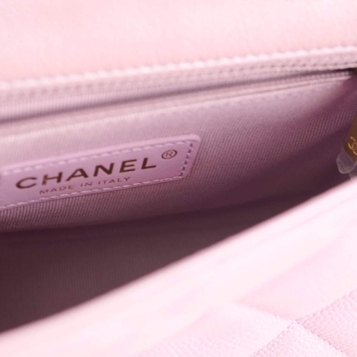 Chanel Caviar My Perfect Square Mini Iridescent Pink Microchip - photo 6