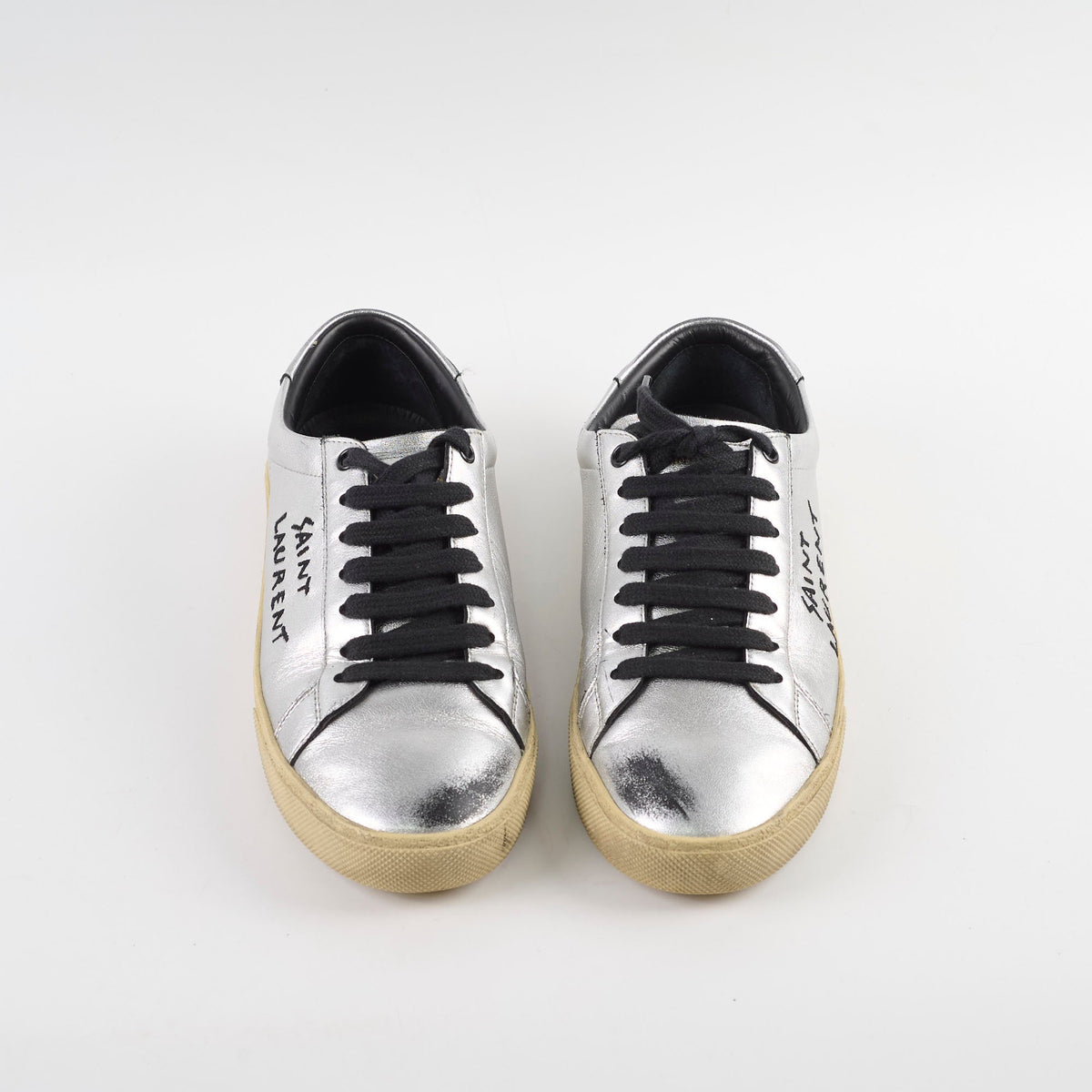 Saint Laurent Sneaker Silver Size 39 - photo 2