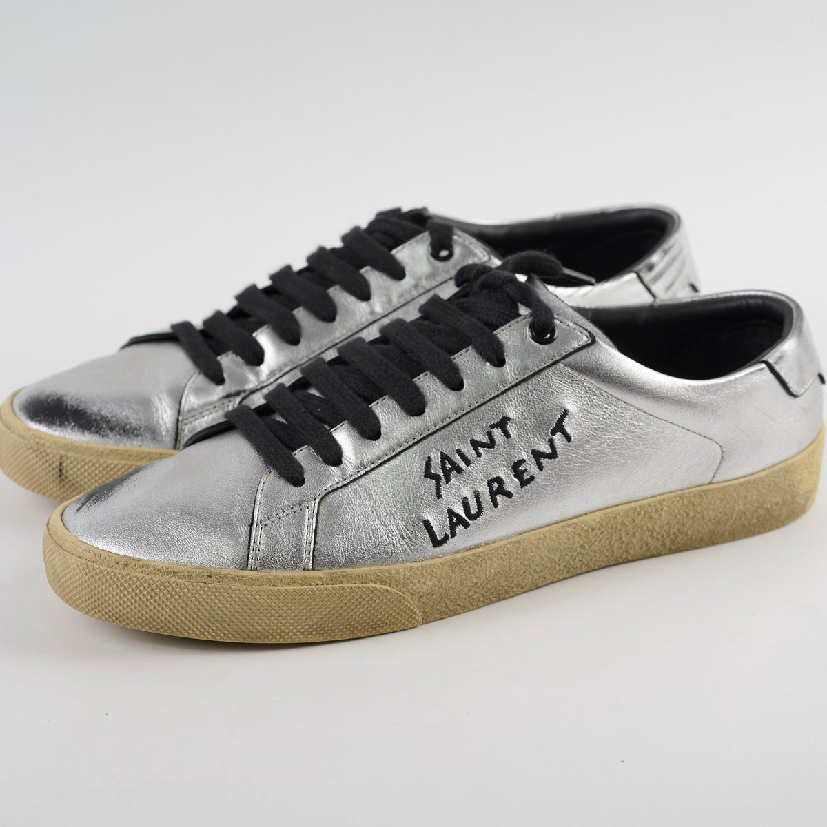 Saint Laurent Sneaker Silver Size 39 - photo 3