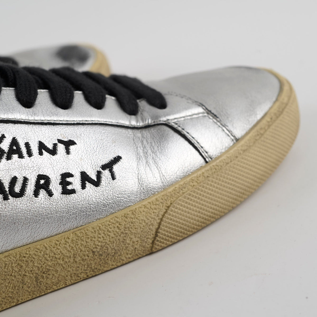 Saint Laurent Sneaker Silver Size 39 - photo 7